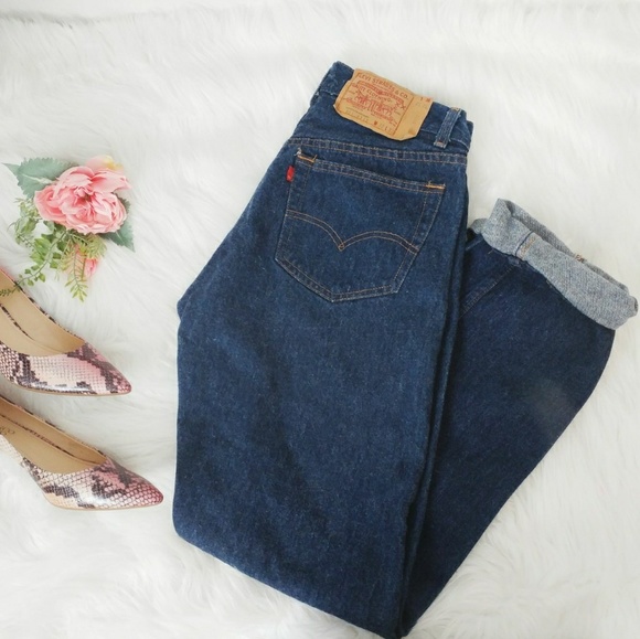 Levi's Denim - Vintage 501 Levi's Button Fly High Rise Jeans